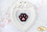 DIY Jewelry making kit, Seed beaded brooch Cat's Paw | Bead Embroidery, Needlework beading kit.