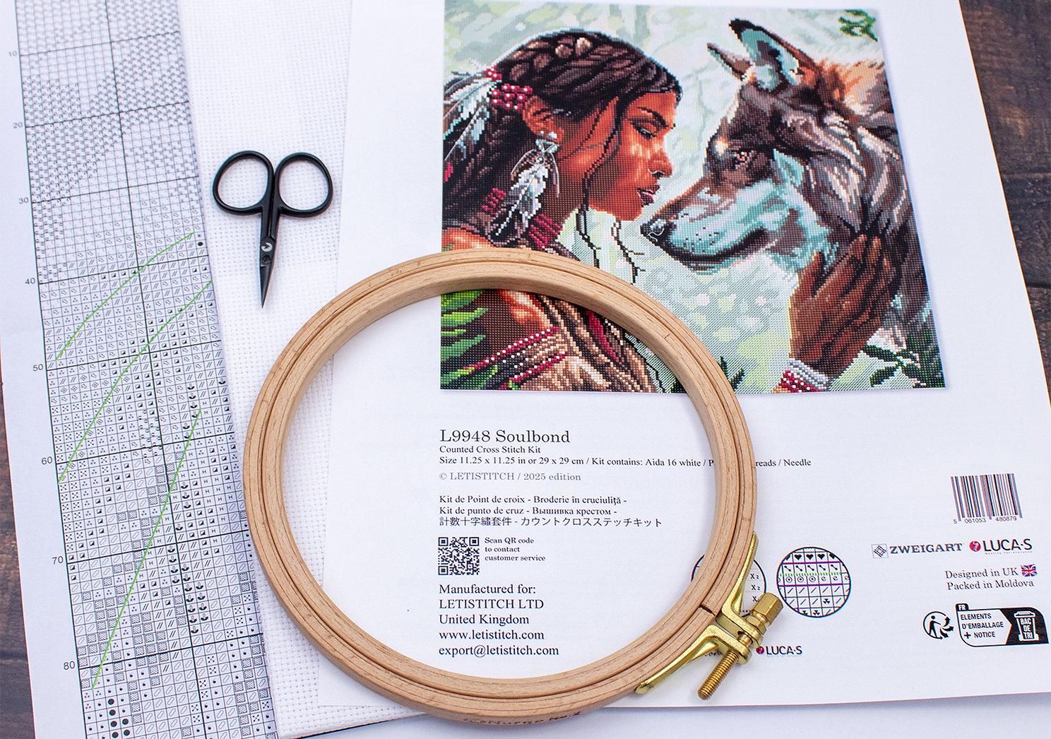 Letistitch Counted Cross Stitch Kit – L9948 Soulbond with 44 Colors