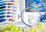 Letistitch Counted Cross Stitch Kit – L9951 Blue Mirage with 49 Colors