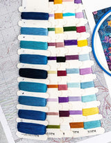 Letistitch Counted Cross Stitch Kit – L9951 Blue Mirage with 49 Colors
