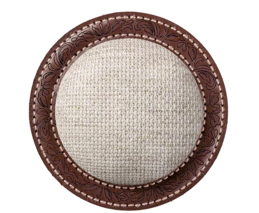 Pincushion kit, set for making a needle holder plywood blank top, 3,4 IN, TL-59