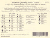 Mirabilia - Portrait Queen cross stitch pattern only, MD-184