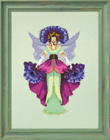Mirabilia - February Amethyst Fairy cross stitch pattern only, MD-192