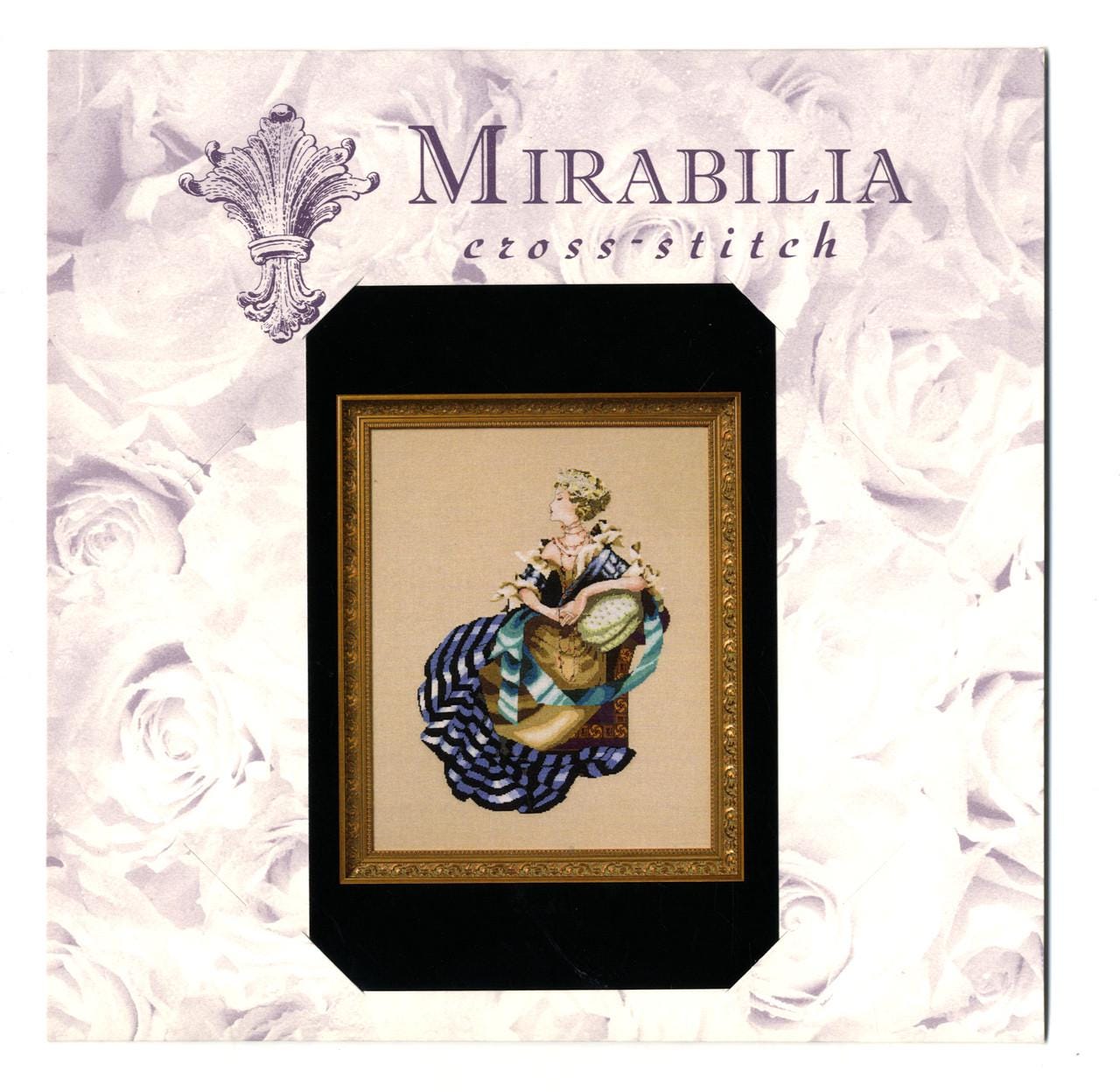 Mirabilia - Portrait of Lady M cross stitch pattern and Embellishment pack, MD-200, MD-200E