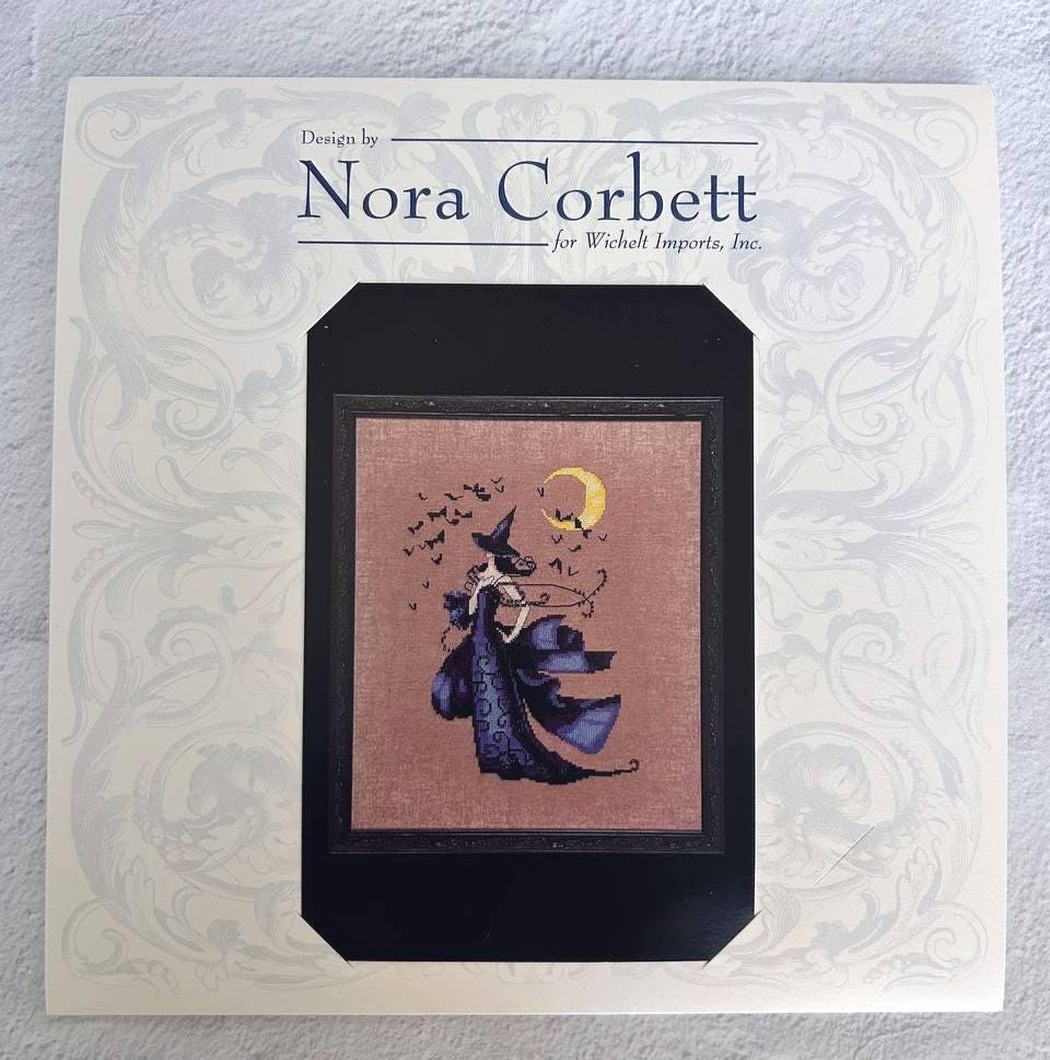 Raven Bewitching Pixies Nora Corbett cross stitch pattern only, Mirabilia Designs NC222