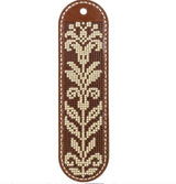 DIY Faux Leather Scissor Case Kit: Embroidery flower Pattern