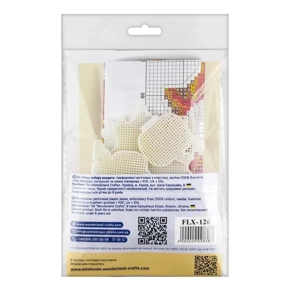Cross Stitch Kit on plastic base: Bat Eye Cocktail