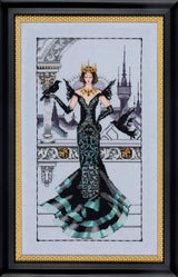 Mirabilia - The Raven Queen cross stitch pattern only, MD-139