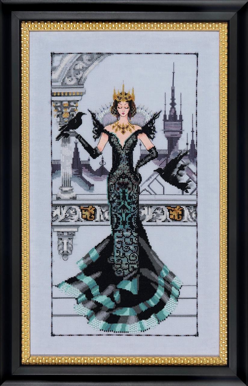 Mirabilia - The Raven Queen cross stitch pattern only, MD-139