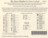 Mirabilia - The Snow Maiden cross stitch pattern only, MD-179