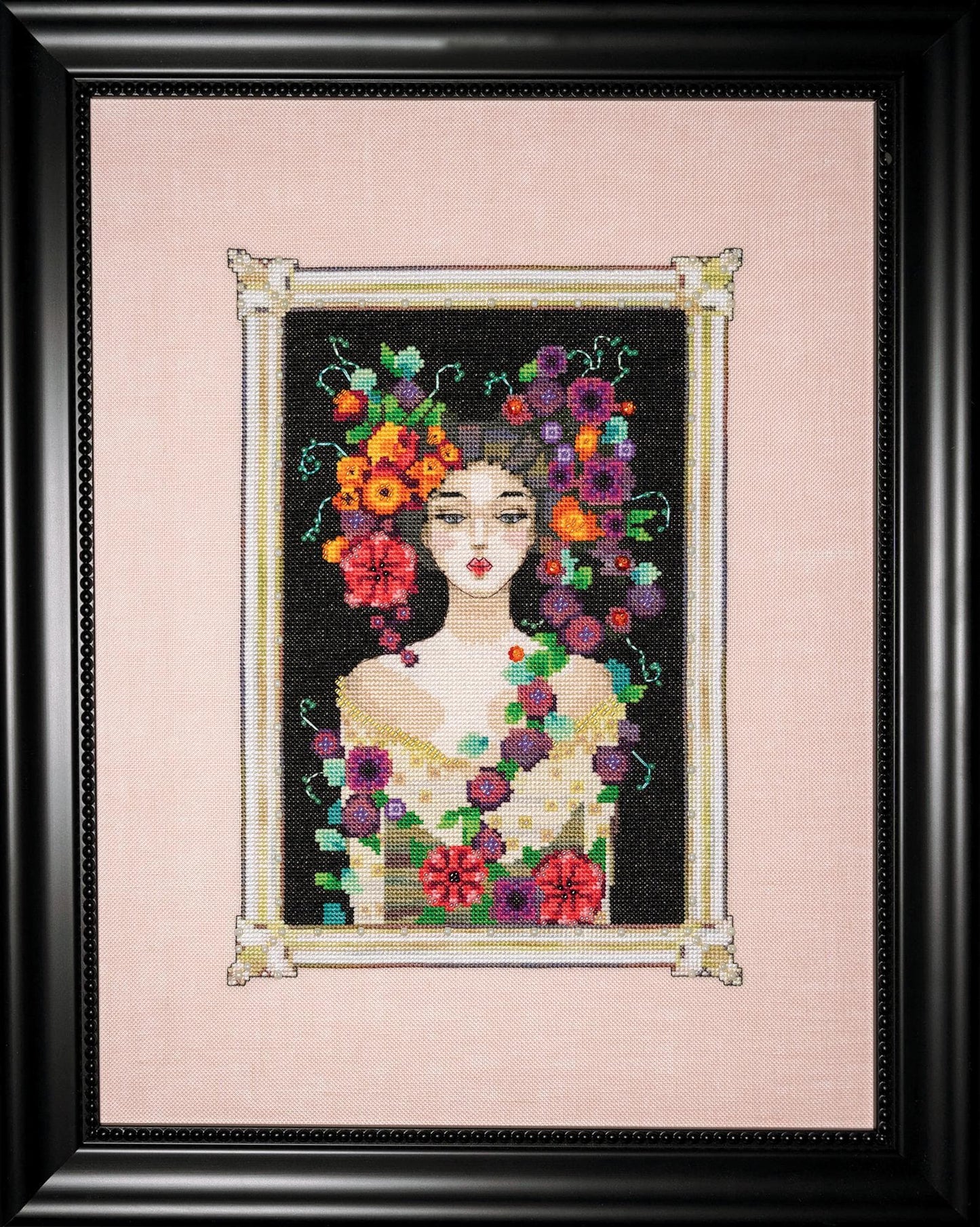 Mirabilia - Camille in Bloom cross stitch pattern only, MD-186