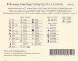 Mirabilia - February Amethyst Fairy cross stitch pattern only, MD-192