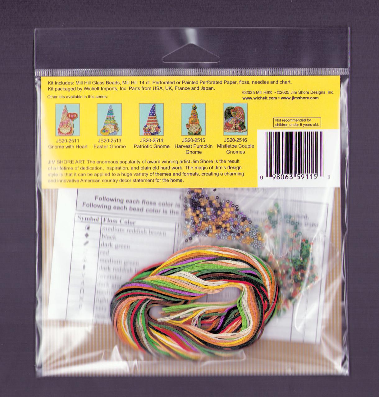 Bead embroidery set DIY, Leprechaun with Stein (2025), Mill Hill JS20-2512