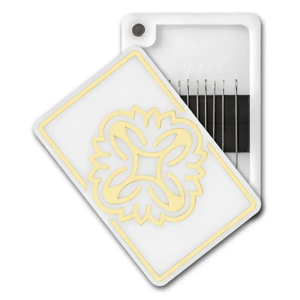 Needle ornament Organizer plastic for needles with magnetic lid, 2.36"x3.5" IN, ZBN-195