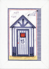 Cross Stitch  Kit, Cabin Beach Vervaco, 8.2"x5.9" (21x15cm), PN-0144662