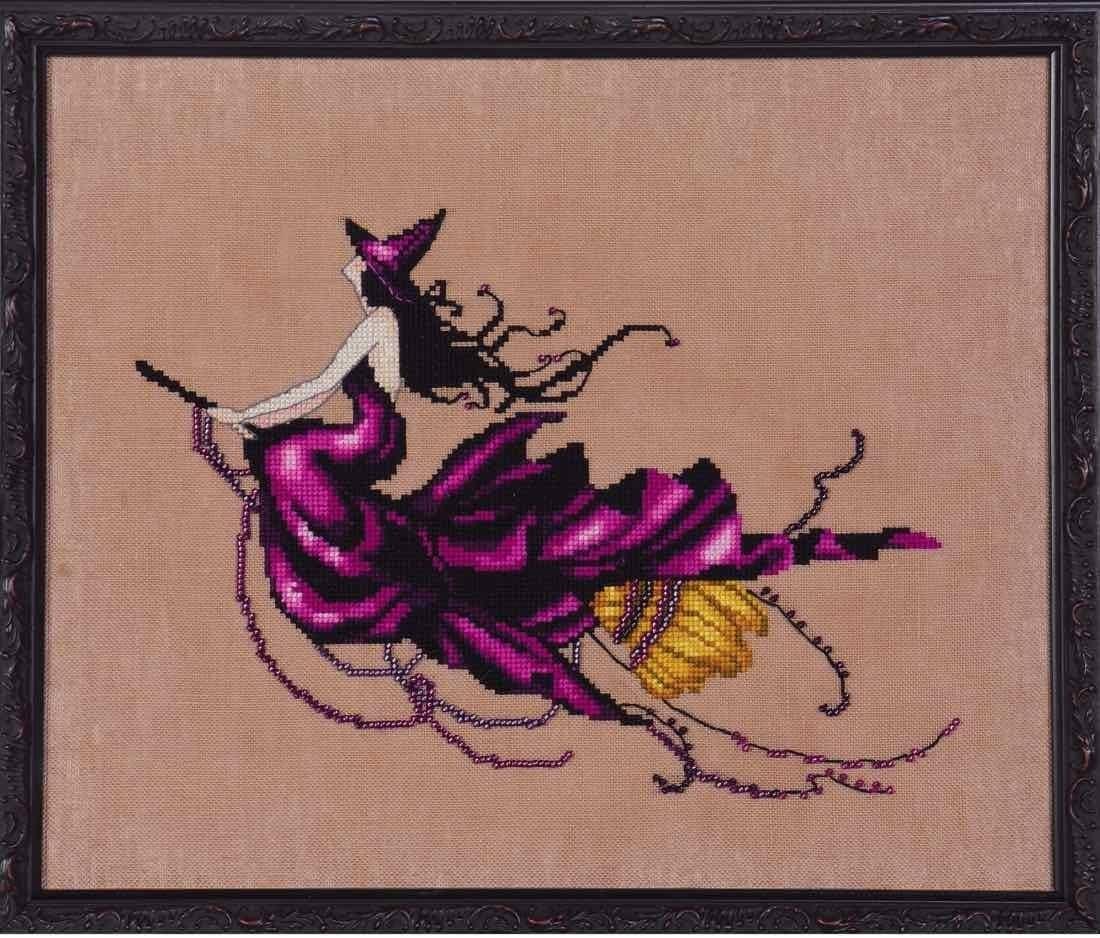 Eva Bewitching Pixies Nora Corbett cross stitch pattern only, Mirabilia Designs NC224