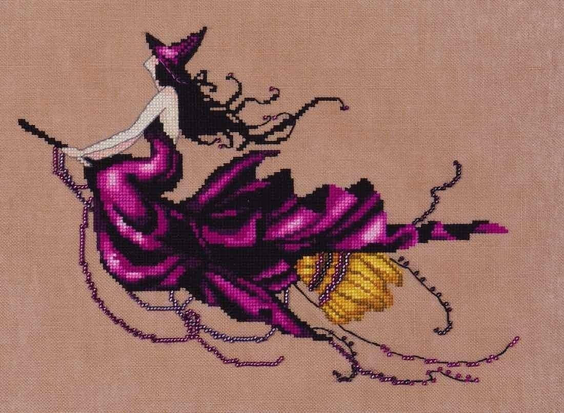 Eva Bewitching Pixies Nora Corbett cross stitch pattern only, Mirabilia Designs NC224