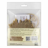 Cross Stitch Kit on wood: Lavender Pot