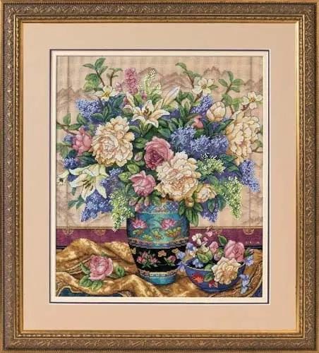 Counted Cross Stitch Kit DIMENSIONS Gold Collection, Oriental Splendor, 35163 RARE