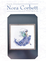 WISTERIA-Pixie Blossoms Nora Corbett cross stitch pattern only, Mirabilia Designs NC199