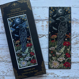 DIY Cross Stitch Bookmark Kit “Raven”, Guardian of the night