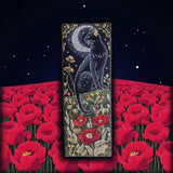 DIY Cross Stitch Bookmark Kit “leading between worlds”, Guardian of the night