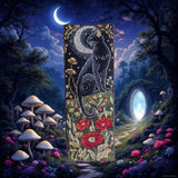 DIY Cross Stitch Bookmark Kit “leading between worlds”, Guardian of the night