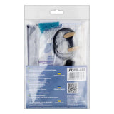 Embroidery Kit faux leather keychain with Ornament, BB-088. Fast DIY Kit