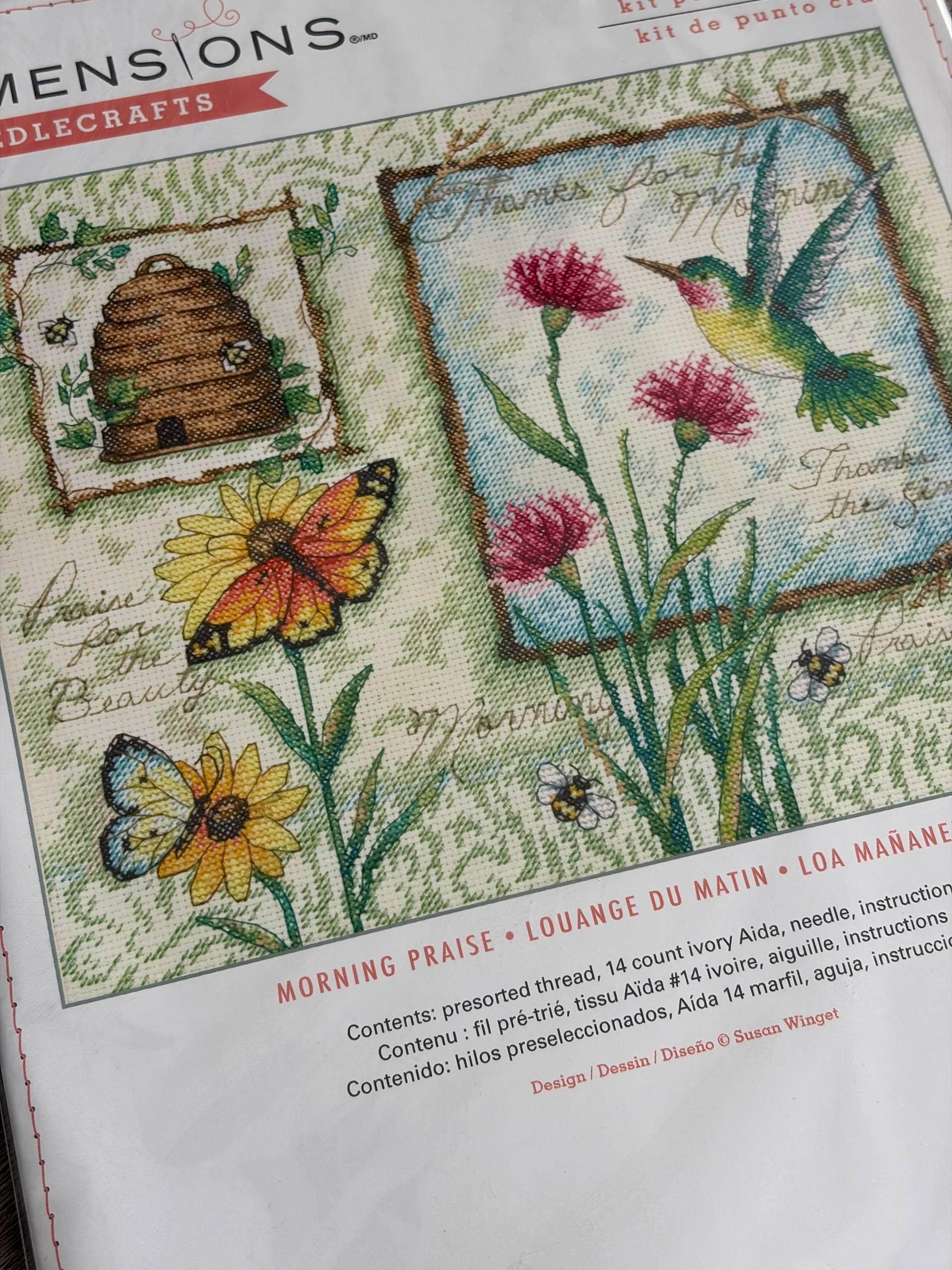 Counted Cross Stitch Kit: Morning Praise - Dimensions