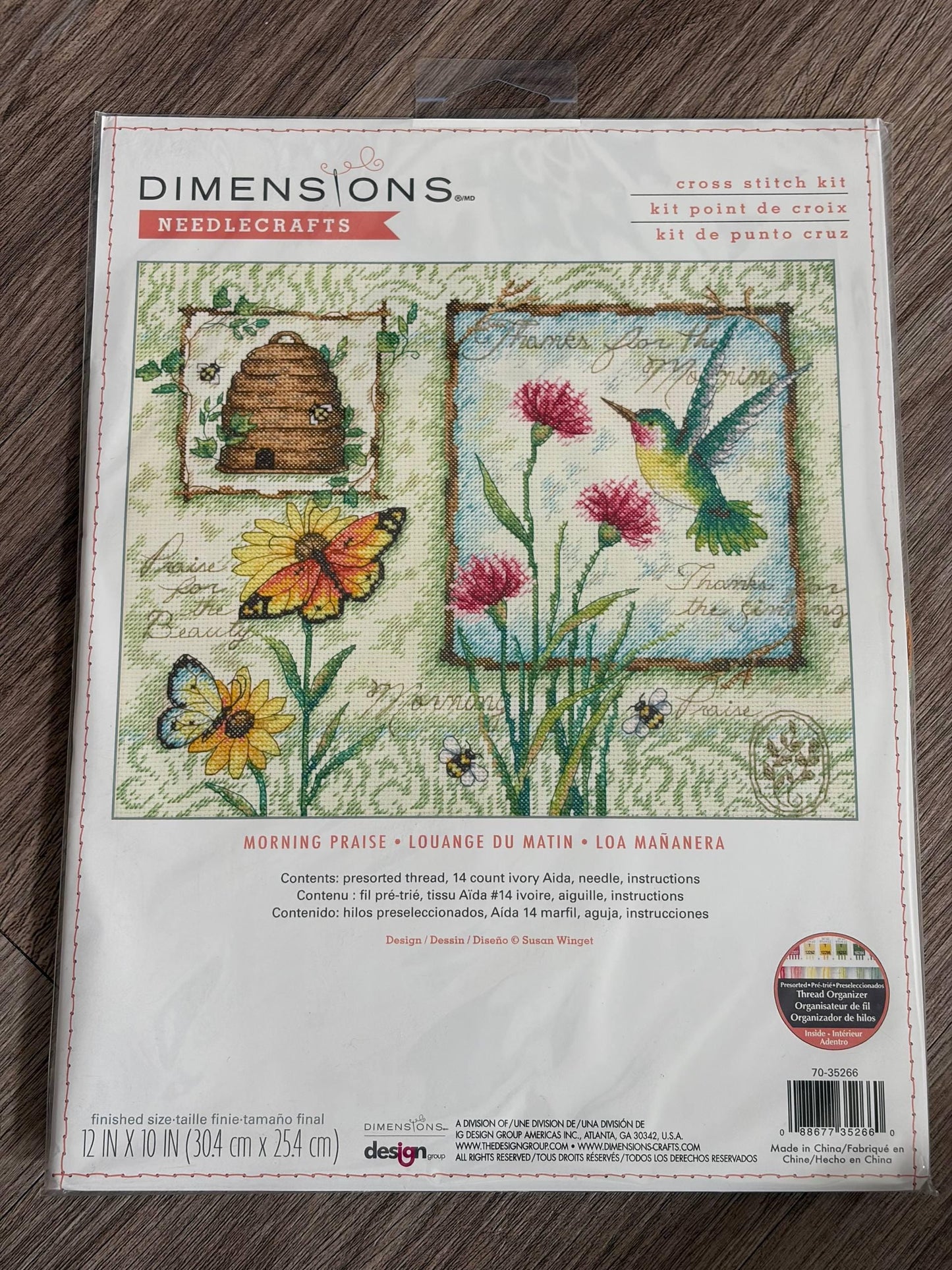 Counted Cross Stitch Kit: Morning Praise - Dimensions