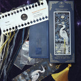 DIY Cross Stitch Bookmark Kit “Heron”, Kings of the night