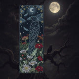 DIY Cross Stitch Bookmark Kit “Raven”, Guardian of the night