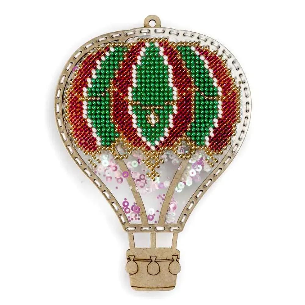 Decorative Baloon for Christmas tree, Bead Embroidery Kit , PL-075