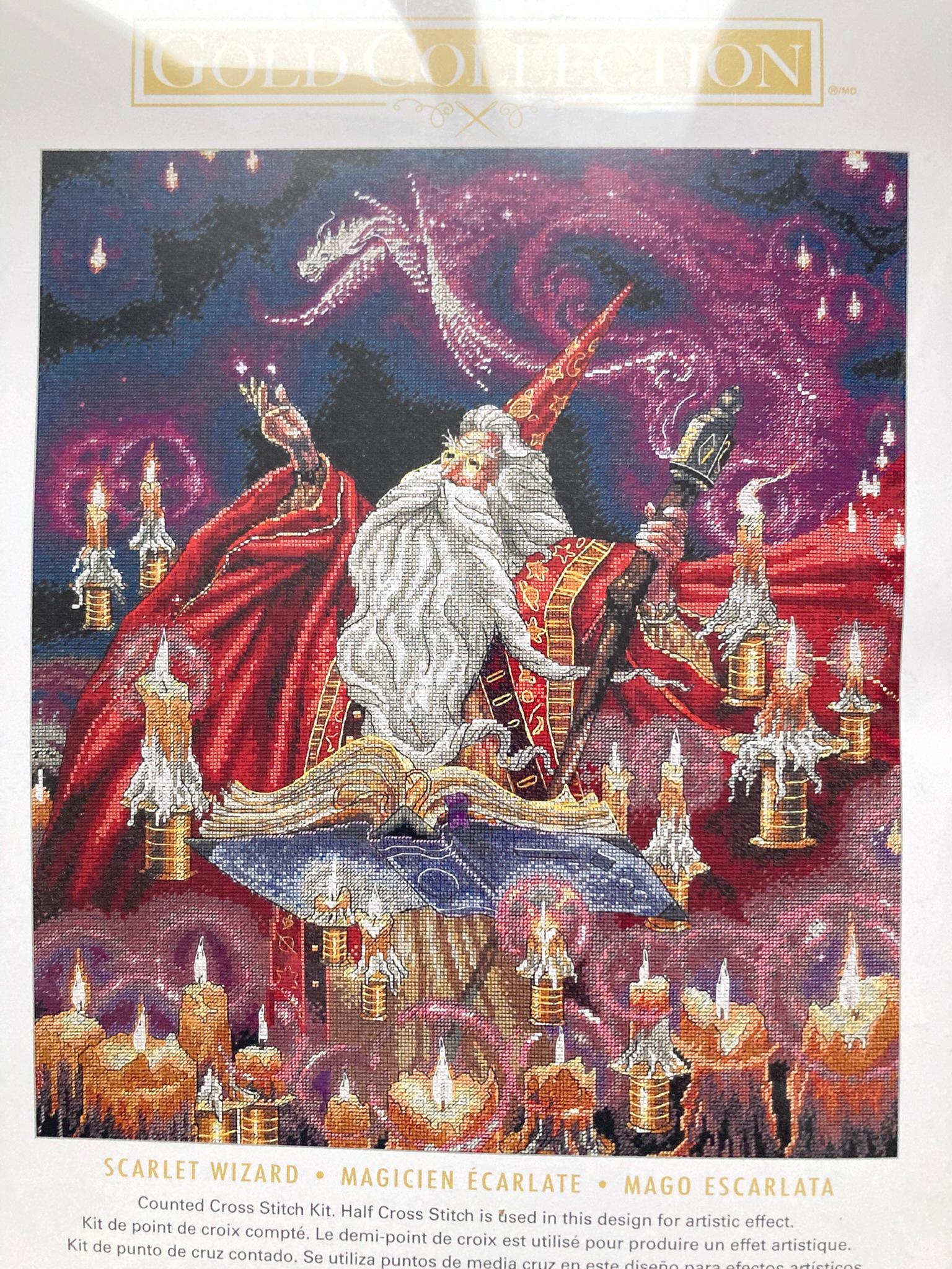 Dimensions Gold Collection Counted Cross Stitch Scarlett Wizard (18 count), 35141