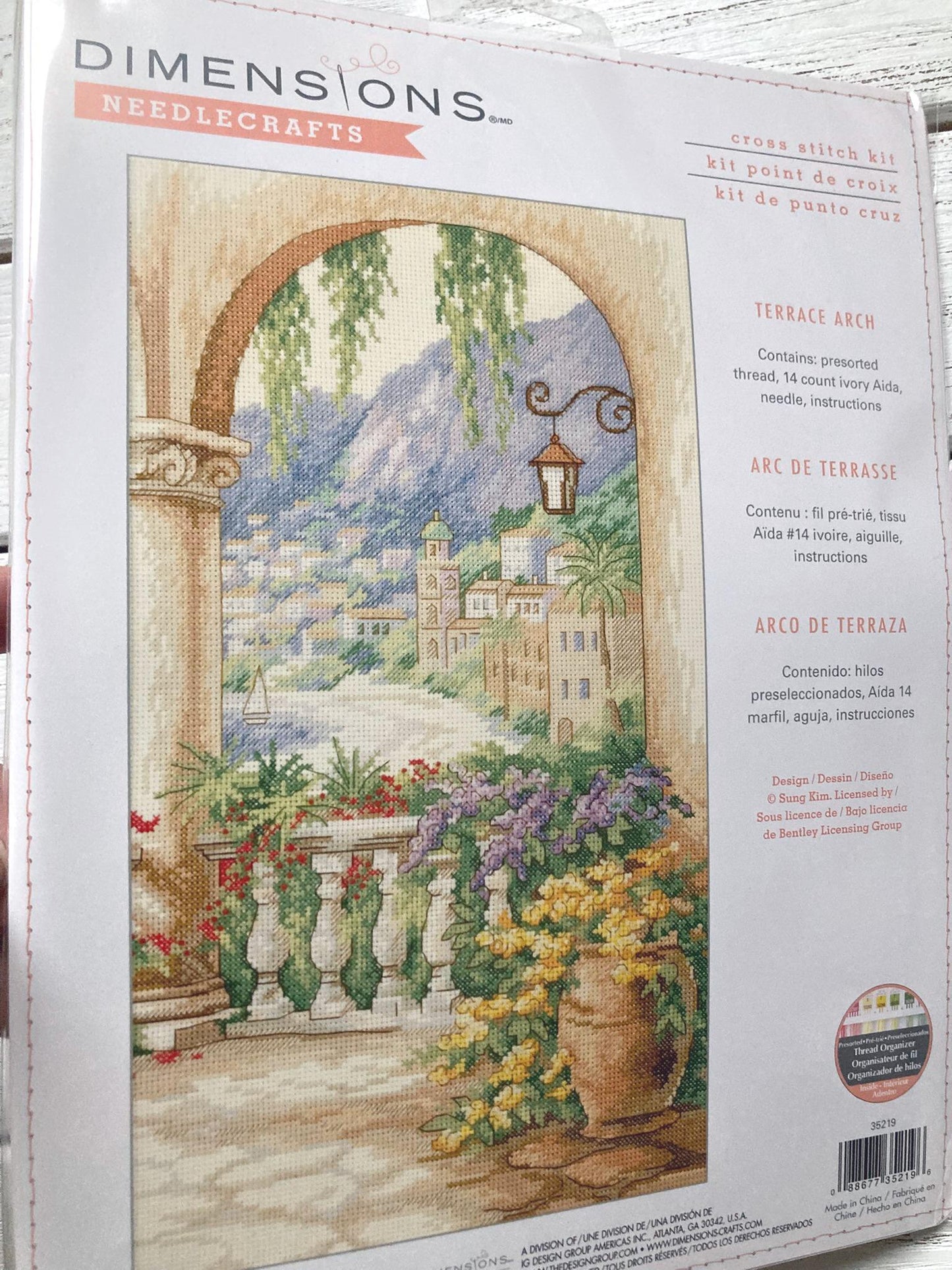 Counted Cross Stitch Kit DIMENSIONS, Terrace Arch (14 Count), 35219