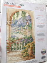 Counted Cross Stitch Kit DIMENSIONS, Terrace Arch (14 Count), 35219