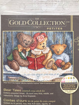 Counted Cross Stitch Kit DIMENSIONS Gold Collection petites, Bear Tales, 65054