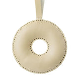 Beads embroidery kit on artificial leather "Donut with Glaze" (double-sided) FLBB-173 St.Beige