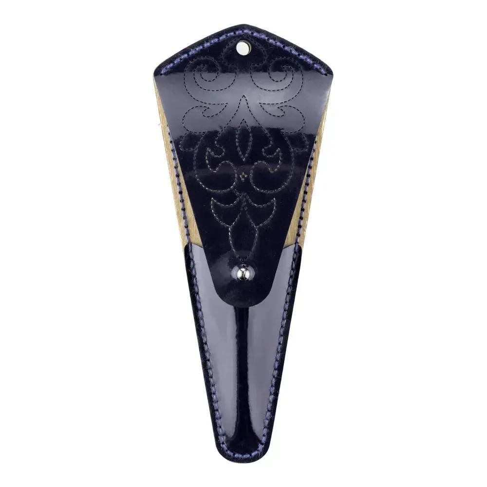 DIY Faux Leather Scissor Case Kit with Cross stitch Lighthouse