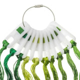 Organizer for threads, ribbons, floss, pallete , 10 pcs, LZ-116