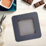 Small Gray Plywood Embroidery Hoop with Magnetic Holders (2.4x2.4 IN), plain, hand-painted