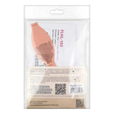 Embroidery kit on artificial leather "Hair Clip - Morning Dew" (single-sided) FLHL-103 white, pink