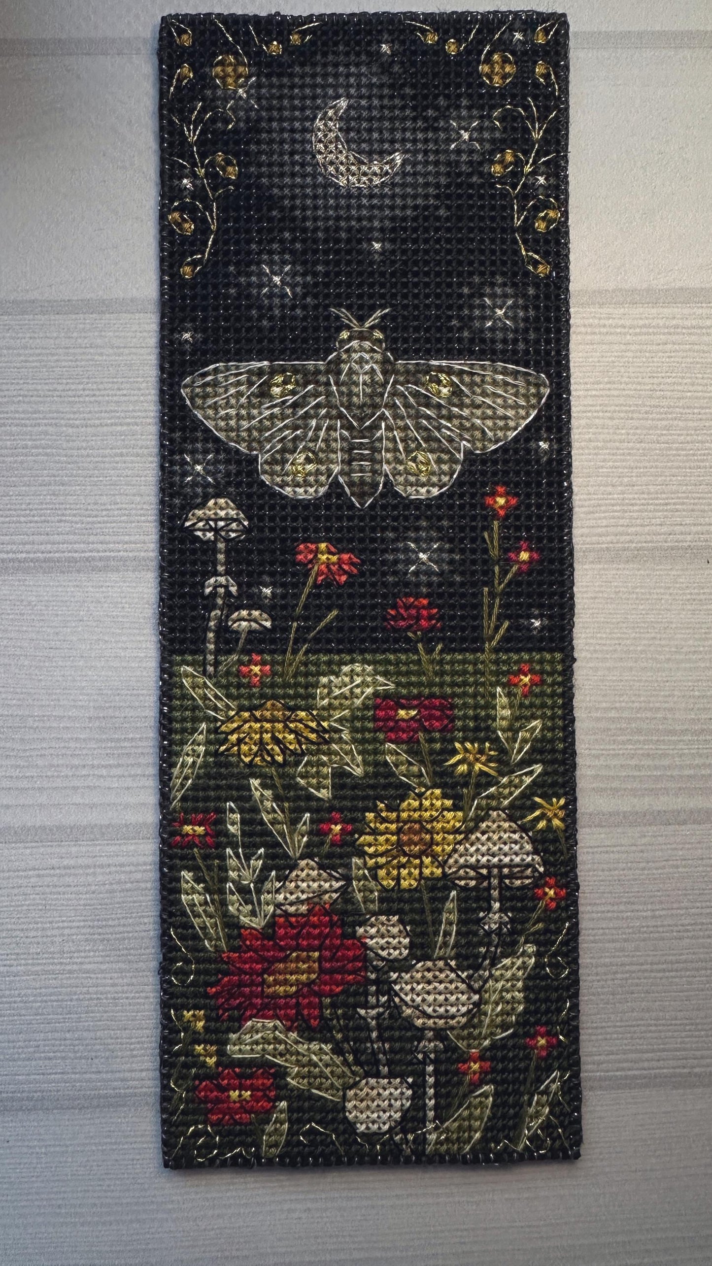 DIY Cross Stitch Bookmark Kit “butterfly”, Guardian of the night