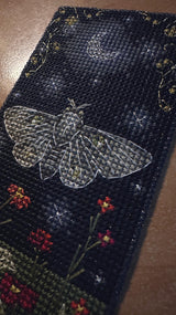 DIY Cross Stitch Bookmark Kit “butterfly”, Guardian of the night