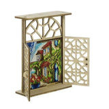 Cross Stitch Kit on wood: Mediterranean Morning - Windows series
