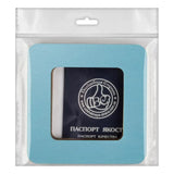 Small  Plywood Embroidery Hoop pastel green-blue with Magnetic Holders (2.4x2.4 IN), plain, hand-painted