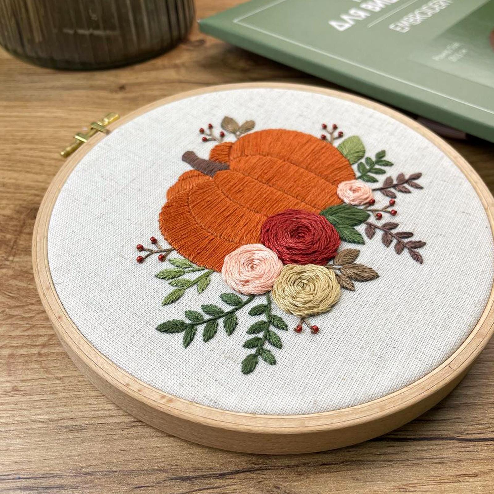 Embroidery kit - Autumn pattern, multi stitch kit, GL-03