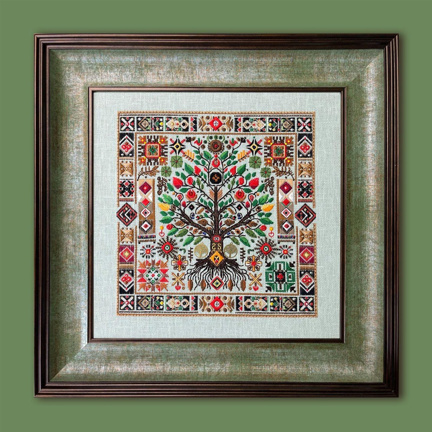Big Embroidery kit - Sampler Tree of Life, multi stitch kit, GL-04