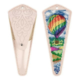 DIY Faux Leather Scissor Case Kit with Cross stitch Balloon
