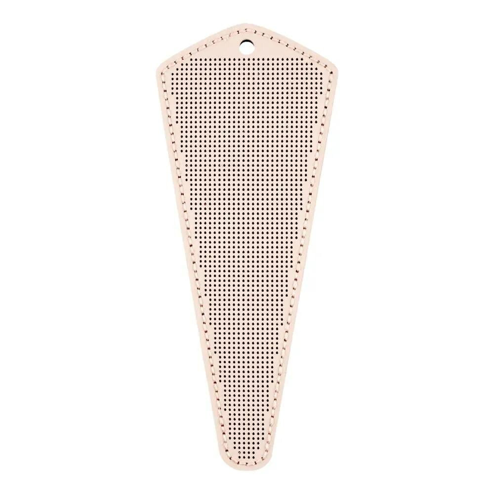 DIY Faux Leather Scissor Case perforated workpiece pink